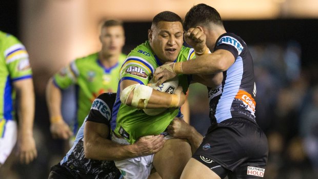 Raiders second-rower Josh Papalii is one of the off-contract players Peter Mulholland thinks should only become available in October.