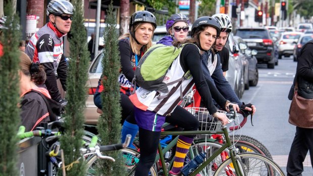 Rolling on: a survey has revealed the states where cycling is most popular.