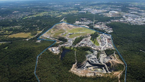 Empire Industrial Estate, a $1 billion business park on the Gold Coast. An example where industrial land steadily takes green space to provide jobs and industry.