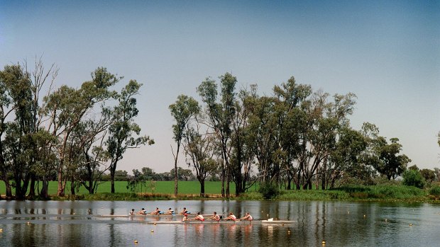Lake Nagambie could host rowing event under the plan.