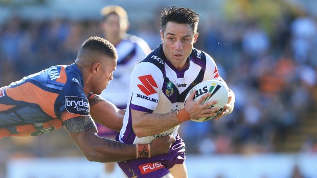 Well rested: Cooper Cronk will return for the Storm against South Sydney this weekend.