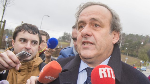 Blatter and Platini (pictured) are both banned from soccer for six years after an investigation by FIFA's ethics committee. 