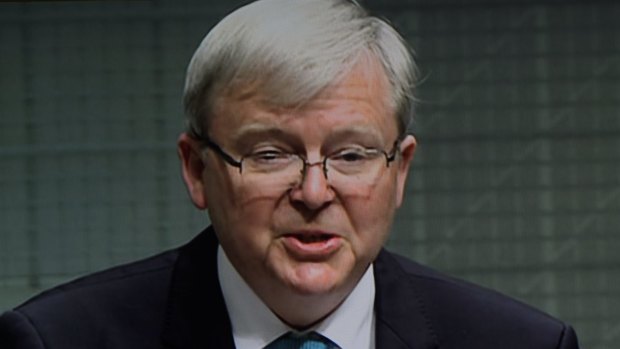 Kevin Rudd says the Prime Minister is pandering to a "Hansonite insurgency". 