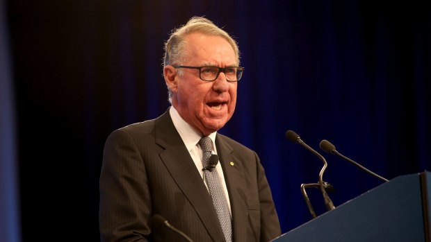 David Gonski will be one of four male directors departing Coca-Cola Amatil's board in May. 