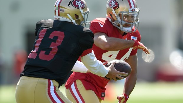 Nearing a return? Jarryd Hayne may well get a chance to prove his worth before the season is up for the 49ers.
