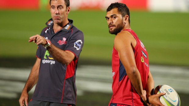 Keeping his mind open: Richard Graham, pictured with Karmichael Hunt.