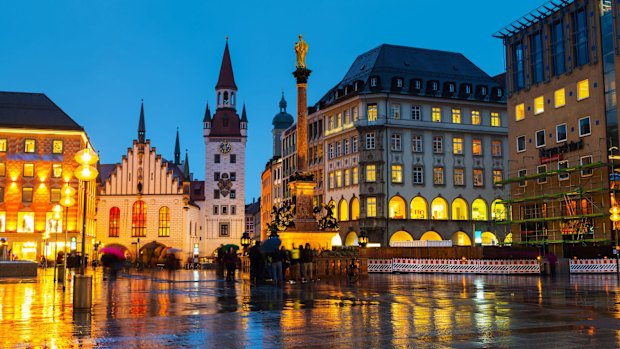 Marienplatz, Munich, Germany.