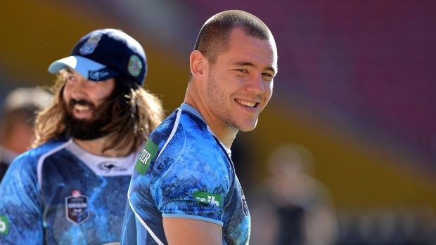 Man of the moment: NSW prop David Klemmer is looking to extend his stay at Canterbury.