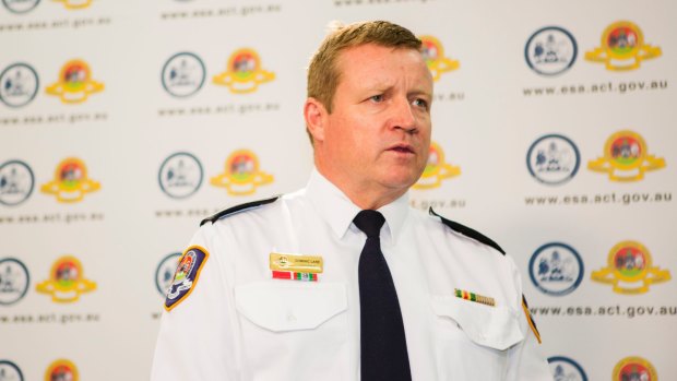 ESA Commissioner Dominic Lane says this summer's bushfire season could be the worst since 2003