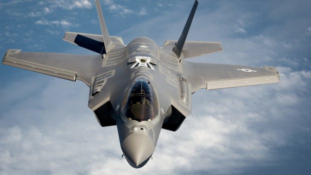 US Air Force F-35A Lightning II Joint Strike Fighter. 
