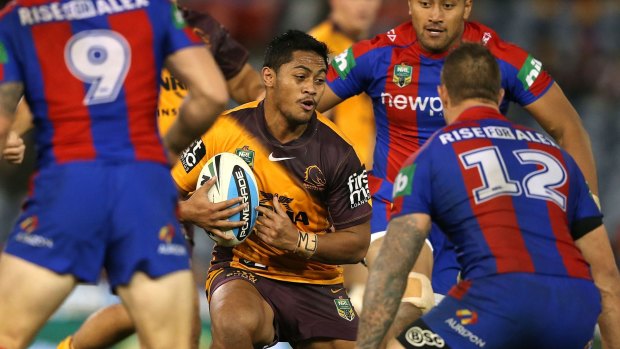 Virtuoso: Broncos five-eighth Anthony Milford hit the heights, orchestrating his side's victory. 