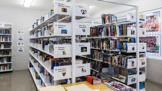 The library collection at the Alexander Maconochie Centre contains about 5000 items.