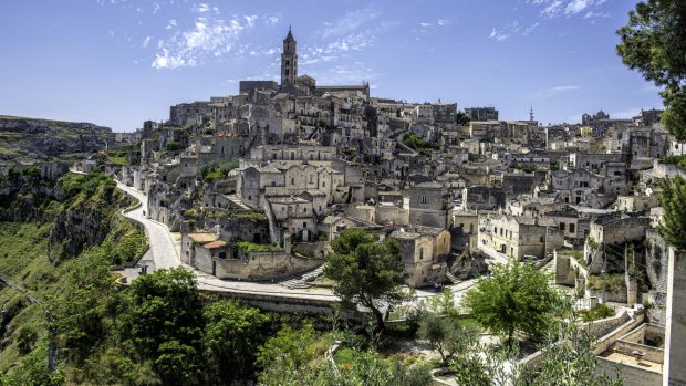 The UNESCO World Heritage-listed village of Matera.
