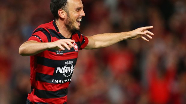 Happy days: Mark Bridge is likely to return for the Wanderers.