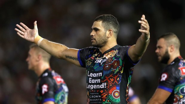 Leading the charge: Greg Inglis.