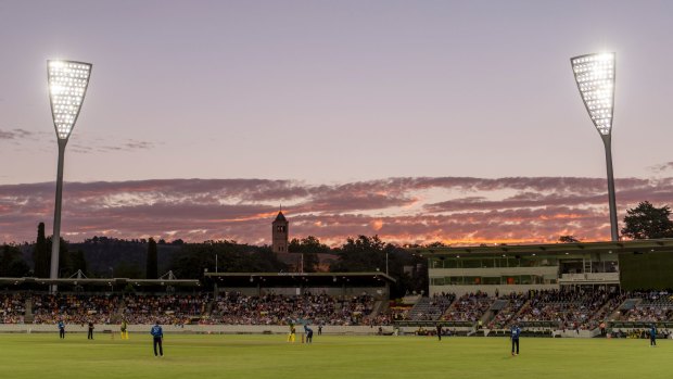T20 cricket comes to Canberra this Friday night at Manuka Oval.