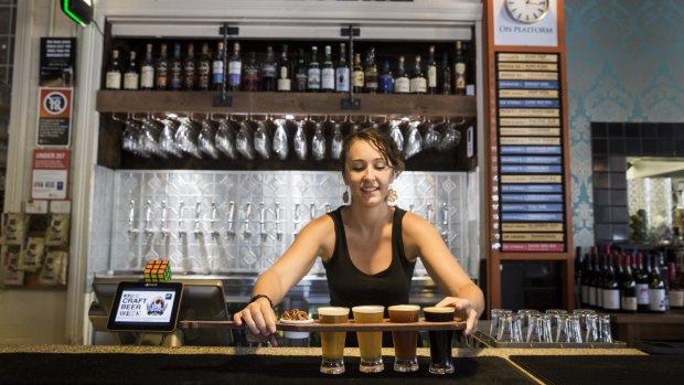 The Grain Store Craft Beer Cafe has 21 independently brewed and exclusively Australian beers on tap.