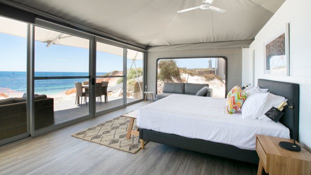 Wake up by the beach on Rottnest Island. 