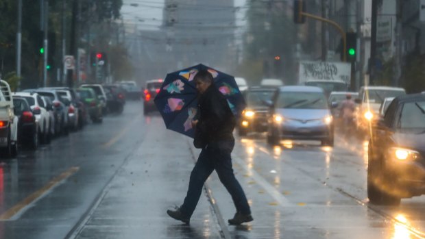 Storms hit Melbourne in May. 