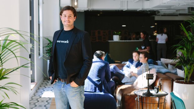 WeWork Australia general manager Balder Tol  says about 30 per cent of users are from the enterprise market.