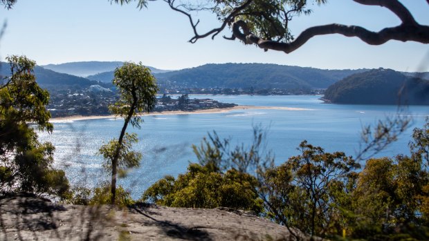 The beach is just a short stroll away.