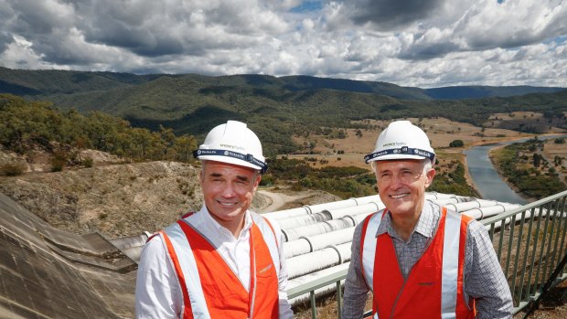 Malcolm Turnbull is a big fan of pumped hydro and Snowy 2.0.