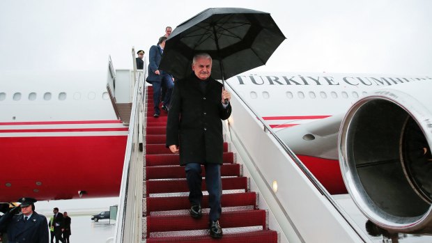 Turkish Prime Minister Binali Yildirim arrives in Washington on Tuesday to meet US Vice-President Mike Pence for talks including over Turkish demands for Fethullah Gulen's extradition.