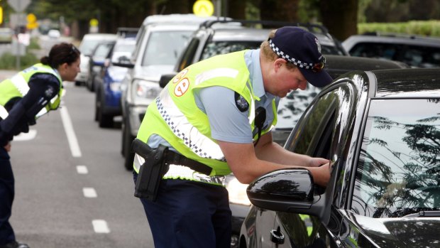 Nearly half a million people were breath tested over the holiday period. 