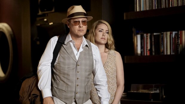 <i>The Blacklist</i>: Red Reddington (James Sapder) and Elizabeth Keen (Megan Boone). The show's third season has allowed the storytelling potential of the series to seriously unfurl. 