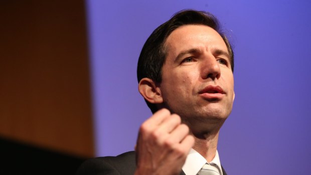 Education Minister Simon Birmingham.