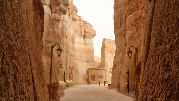 Jabal Qarah is well known for its intricate natural caves and is a major tourist attraction in the east of Saudi Arabia.