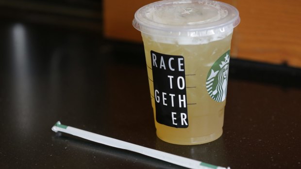 The 'Race Together' campaign was intended to create a diaologe amongst customers about the controversial issue.