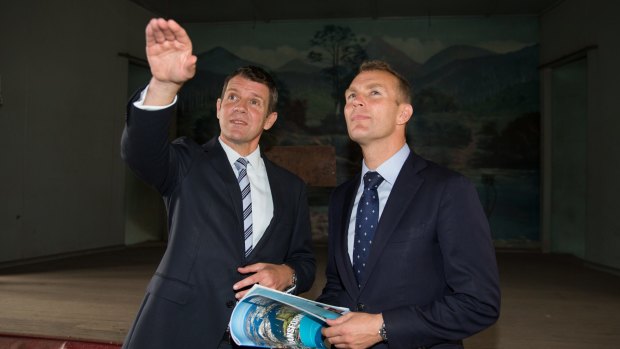 Manly MP Mike Baird and Pittwater MP Rob Stokes.