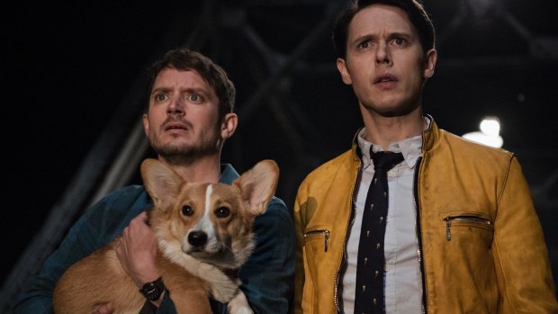 Elijah Wood and Samuel Barnett star in  Dirk Gently's Holistic Detective Agency.