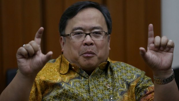 Indonesia Ministry of National Development Planning Bambang Brodjonegoro wants to see Australia investing.
