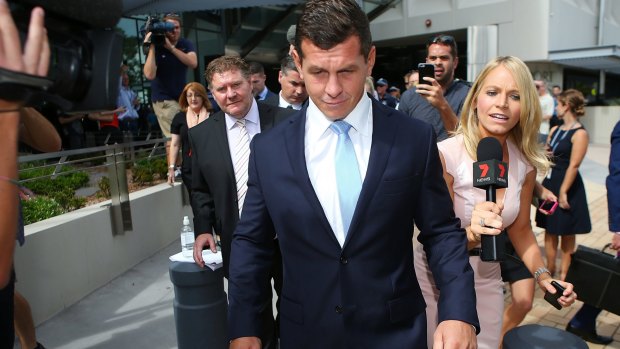 Stood down: Greg Bird is one of five Gold Coast players facing drugs charges.