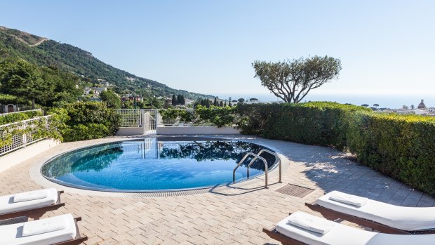 The Gwyneth Paltrow Suite at the Capri Palace Anacapri in Italy.