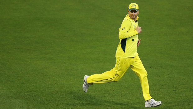 On the run: Michael Clarke's recovery from surgery is ahead of schedule.