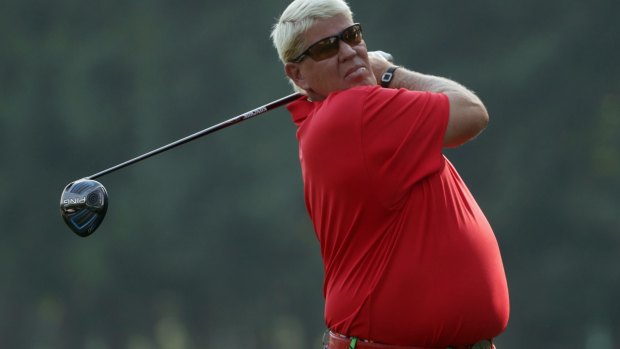Colourful life: John Daly in action in July. 