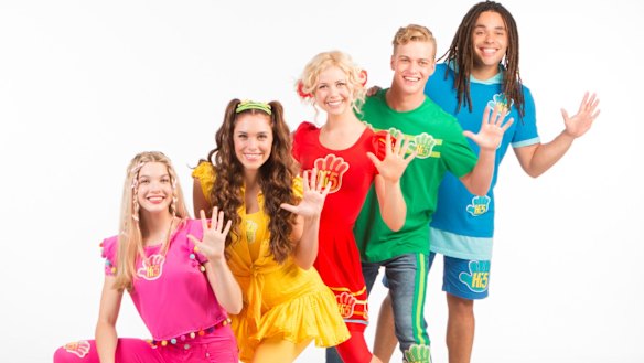 Hi-5: Bailey, Courtney, Shay, Lachie and Joe.