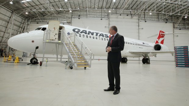 QantasLink's Boeing 717. 