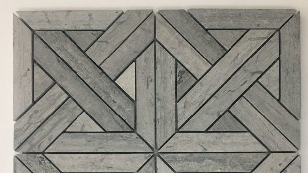 Escher ribbon argento mosaic, $380 per sq m.