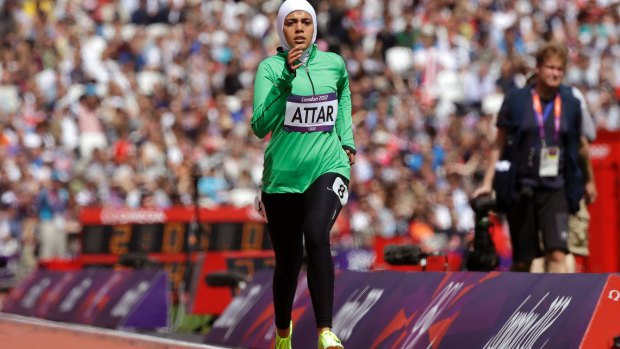 Sarah Attar at London 2012: the first Saudi woman to compete in athletics during the Olympics. 'We need more things like this,' says al-Sharif. 