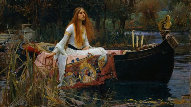 Looking for Lancelot: The Lady of Shalott by John William Waterhouse.