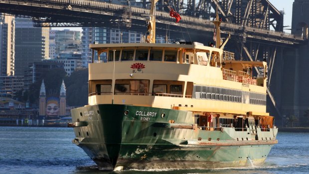 Many of Sydney's ferry services now experience their peak loads for the week on Sundays.