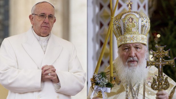 Pope Francis and Patriarch Kirill, who are to meet in Cuba.
