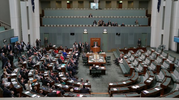 Parliamentary debate: The lower house votes on the metadata laws.