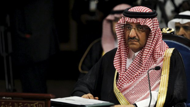 Saudi interior minister Prince Mohammed bin Naif in April. 