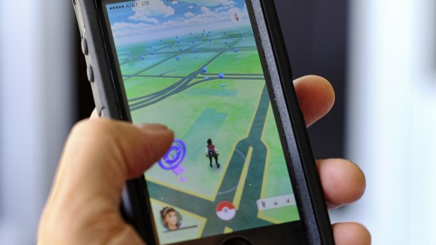 Pokemon Go in action. The game has been released in Australia, New Zealand and the US first. 