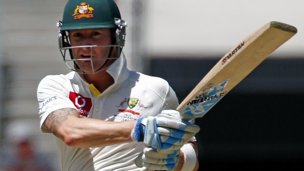 "It’s the Australian captain and he needs a bat": Jeff Cook on Michael Clarke.